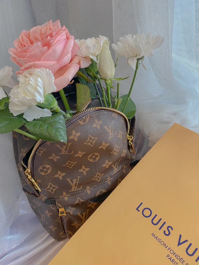 A Louis Vuitton bag. 