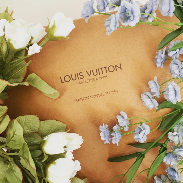 A Louis Vuitton parcel. 