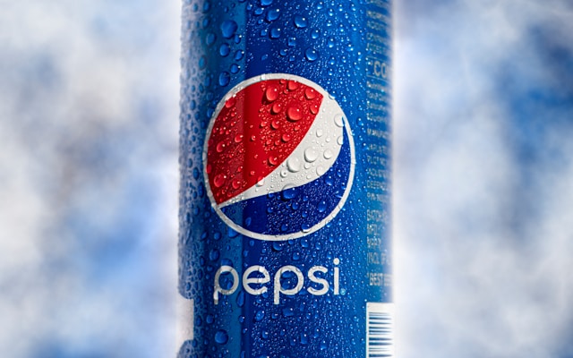 A can of Pepsi with modern branding. 