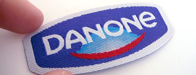 Danone logo.