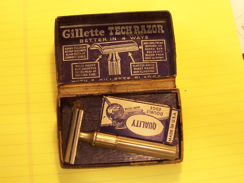 Vintage Gillette shaving kit.