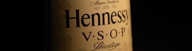 Hennessy label.