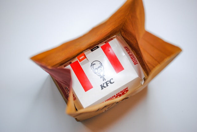 KFC food packaging. 