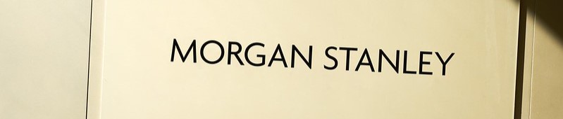 Morgan Stanley name plate.