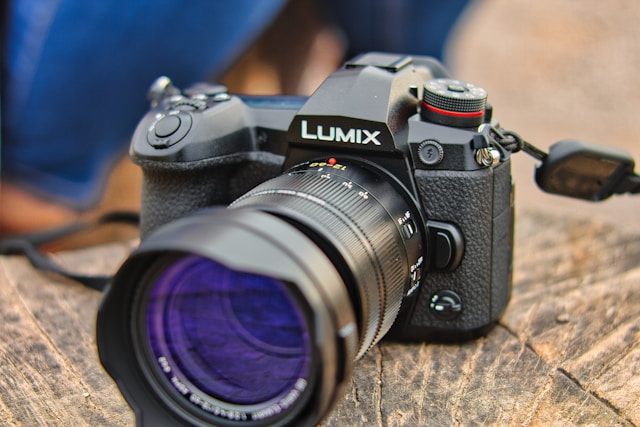 Panasonic Lumix camera.