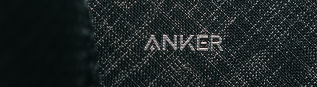 Anker logo on a phone case.